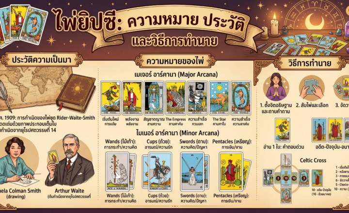 ไพ่ยิปซี: ความหมาย ประวัติ และวิธีการทำนาย